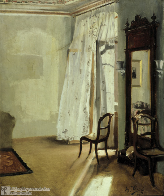 Adolph von Menzel, <I>The Balcony Room</i> (1845)